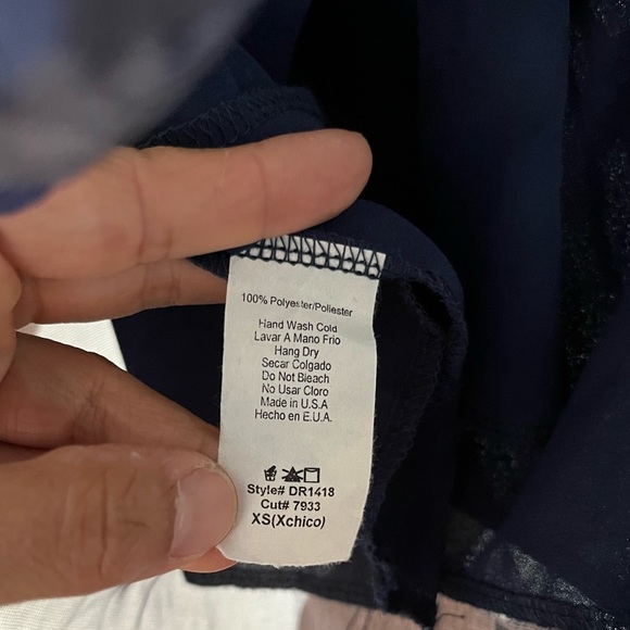 Lulu's | Navy & Rose Gold Velvet Floral
Maxi Dress - Picture 6 of 7